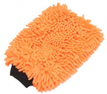 Microvezel handschoen oranje