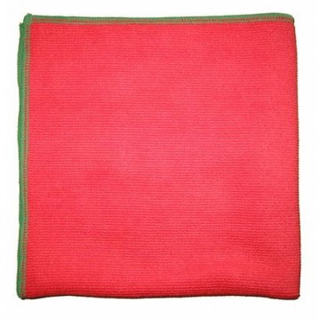 Microvezeldoek anti bact 40 x 40 cm rood